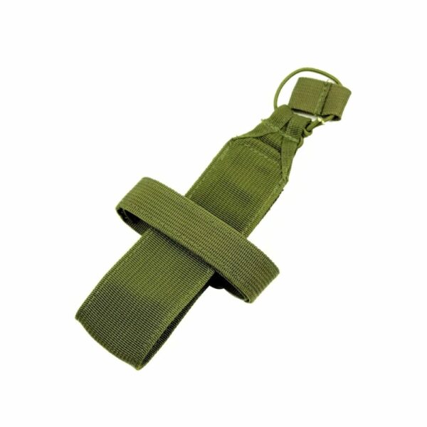 Porte bouteille vert kaki pour sac MOLLE