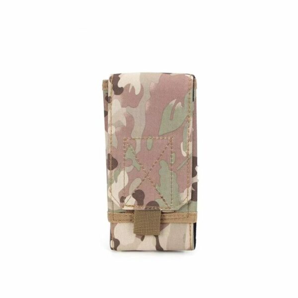 Etui smartphone MOLLE camouflage vert-gris