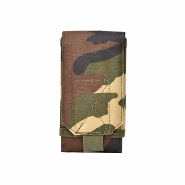 Etui smartphone MOLLE camouflage forêt